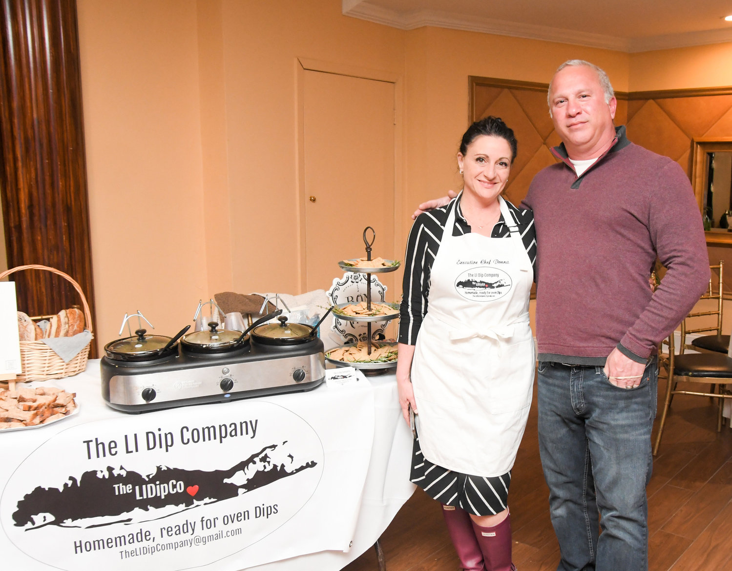 Husband-and-wife team Michael and Donna Garone work together to provide Long Island with unique and fulfilling dips.